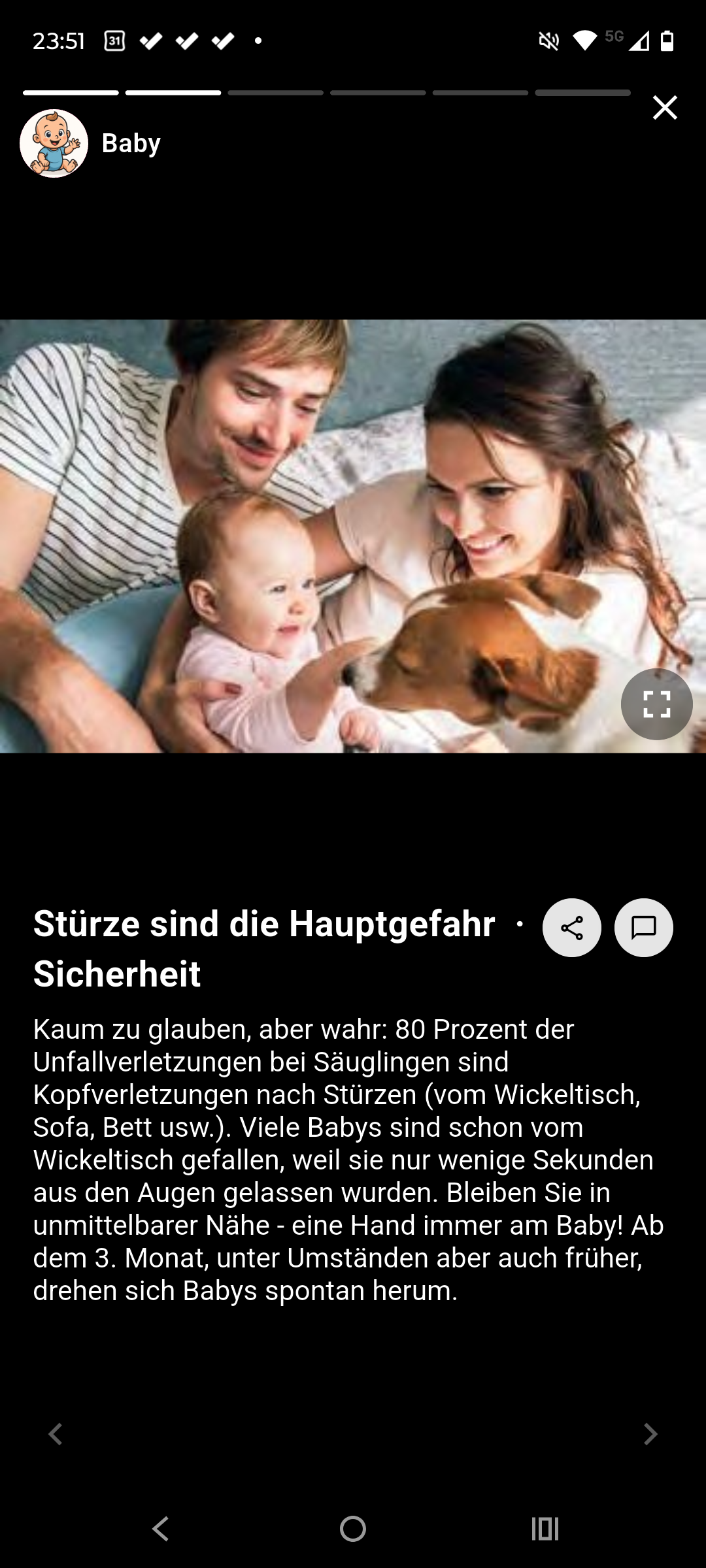 Einzelne Lernkarte mit Bild, Titel und Erklärtext